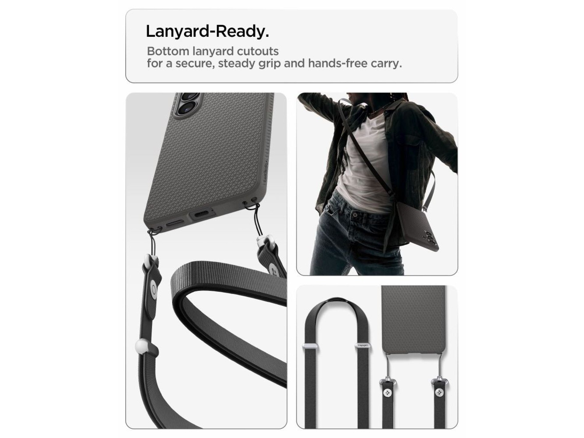 Capa Spigen Liquid Air para Samsung Galaxy S26 - Cinza
