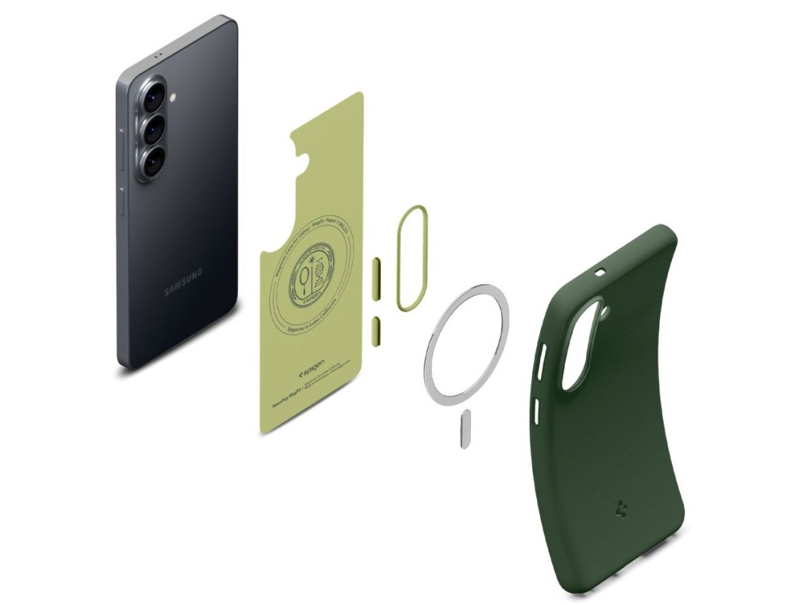Funda Spigen Nano Pop Mag MagSafe para Samsung Galaxy S26 - Verde