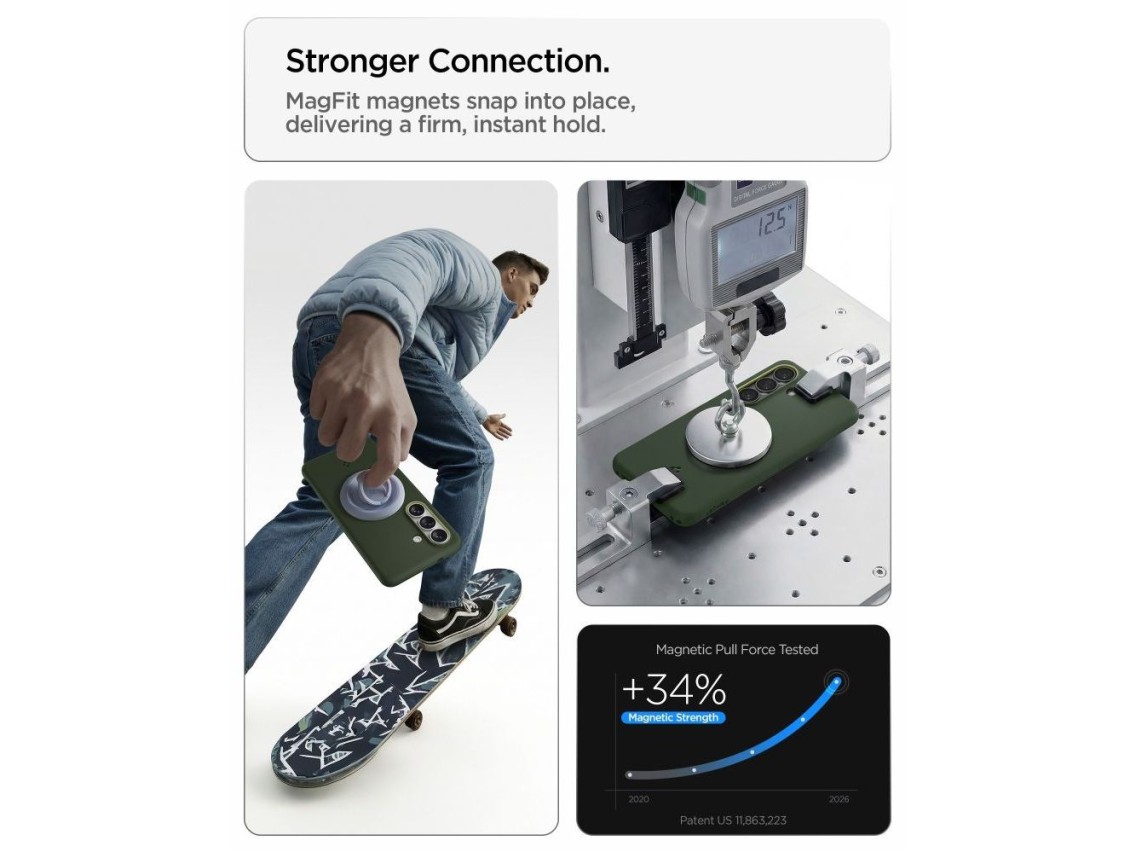 Funda Spigen Nano Pop Mag MagSafe para Samsung Galaxy S26 - Verde