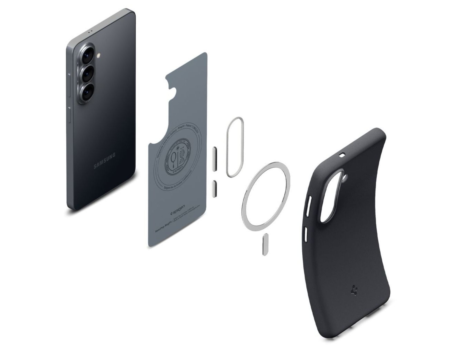 Spigen Nano Pop Mag MagSafe Case for Samsung Galaxy S26 - Black
