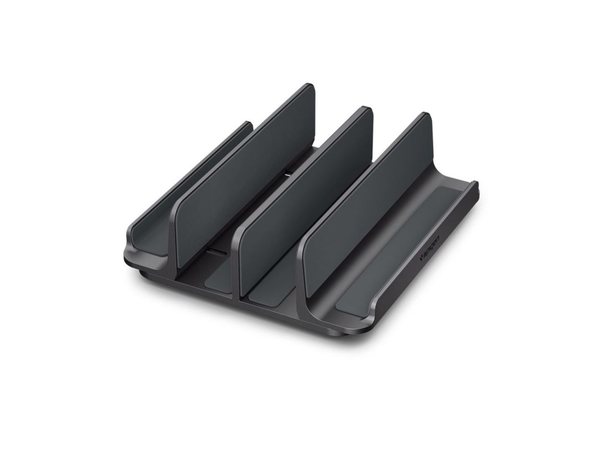 Organizador de mesa Spigen LD208S4 para laptops, tablets, smartphones e teclados - Cinza