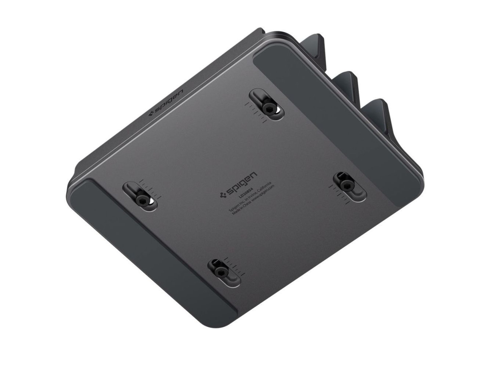 Organizador de mesa Spigen LD208S4 para laptops, tablets, smartphones e teclados - Cinza