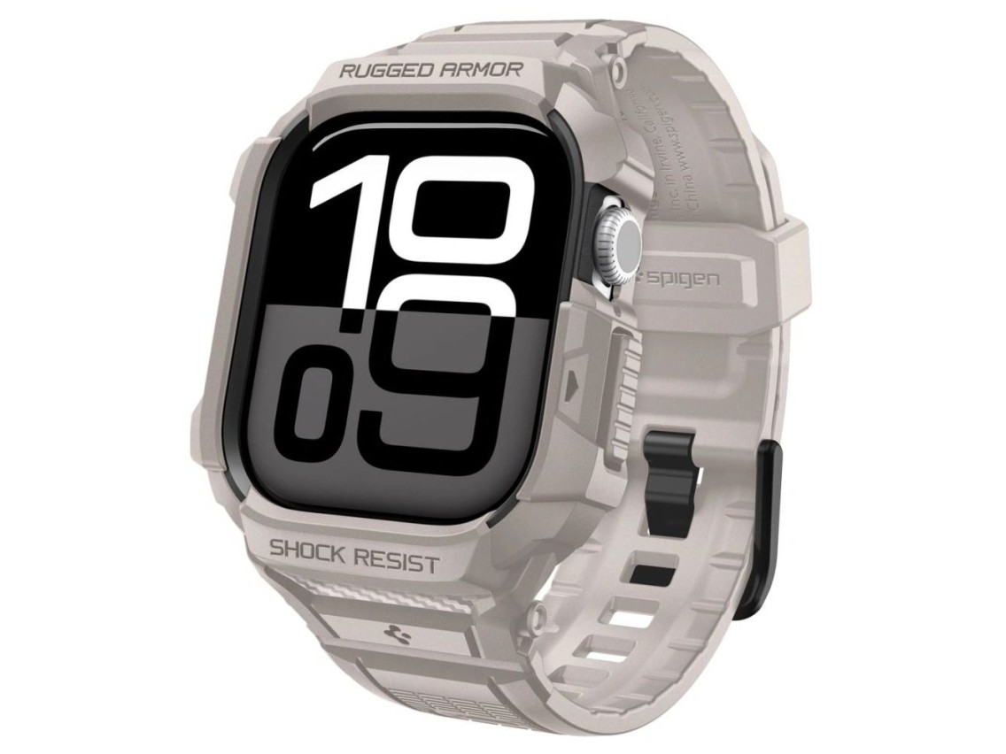 Correa Spigen Rugged Armor Pro V2 para Apple Watch (46 mm) - Beige