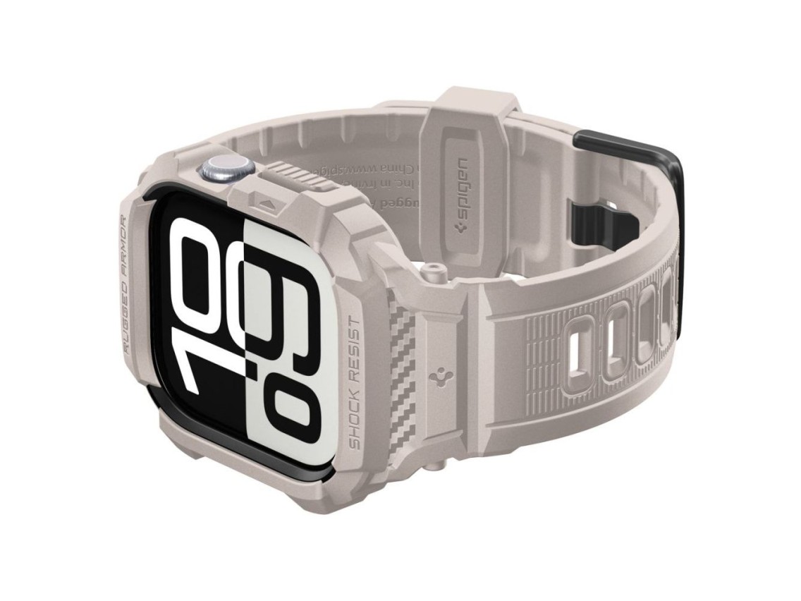 Correa Spigen Rugged Armor Pro V2 para Apple Watch (46 mm) - Beige