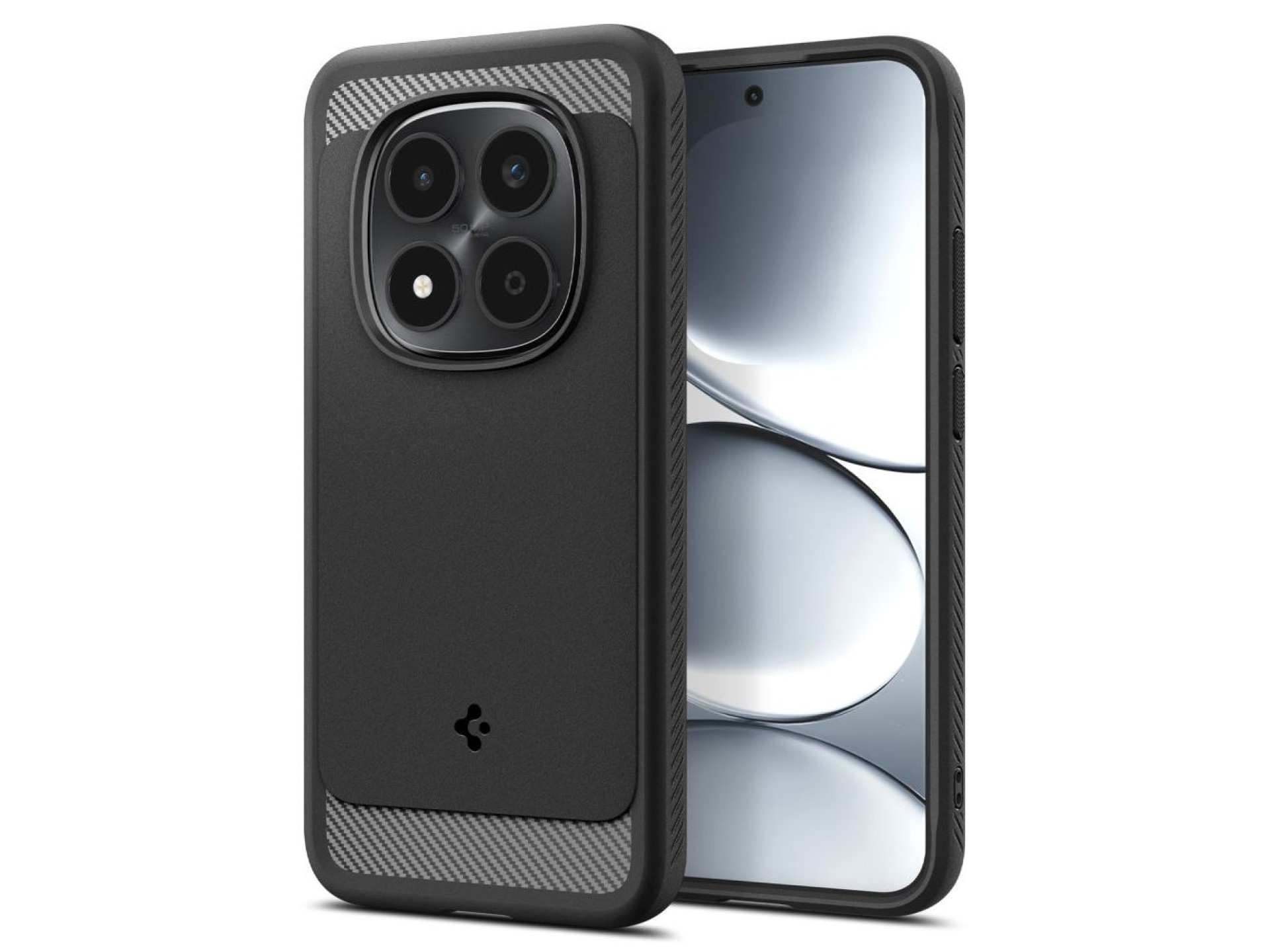 Spigen Rugged Armor case for Xiaomi Redmi Note 15 Pro 5G - black