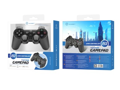 Mando USB con cable Techancy TX1705 para PS3 con vibraci�n