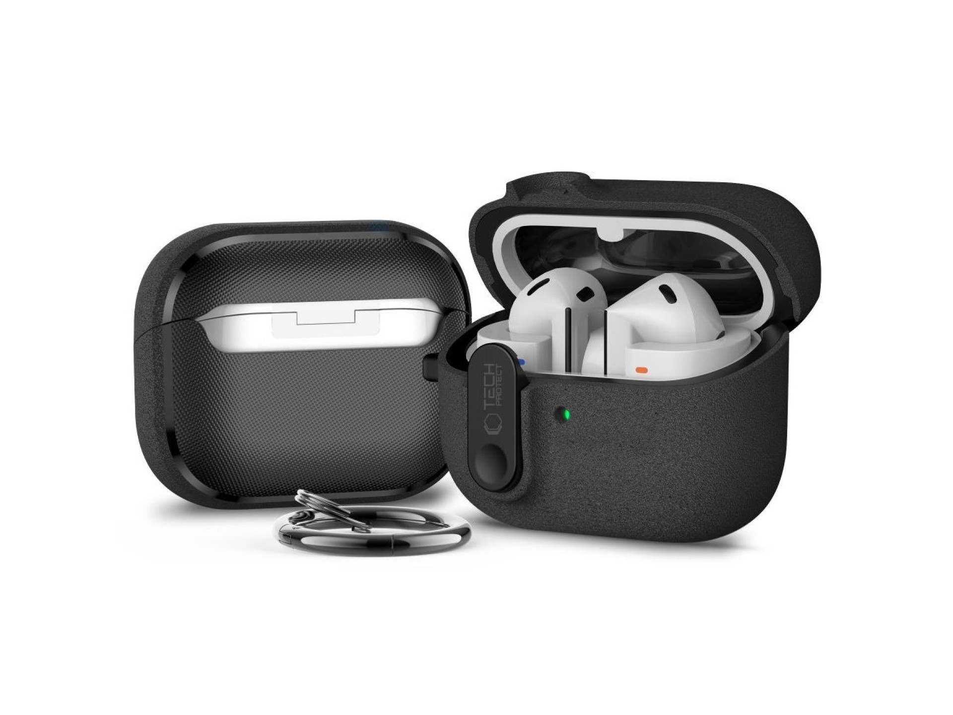 Capa Tech-Protect Slim Hook para Samsung Galaxy Buds 3 / 3 FE / 3 Pro - Preta