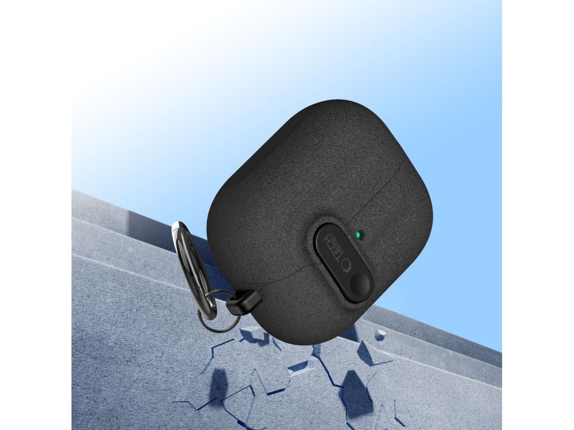 Capa Tech-Protect Slim Hook para Samsung Galaxy Buds 3 / 3 FE / 3 Pro - Preta