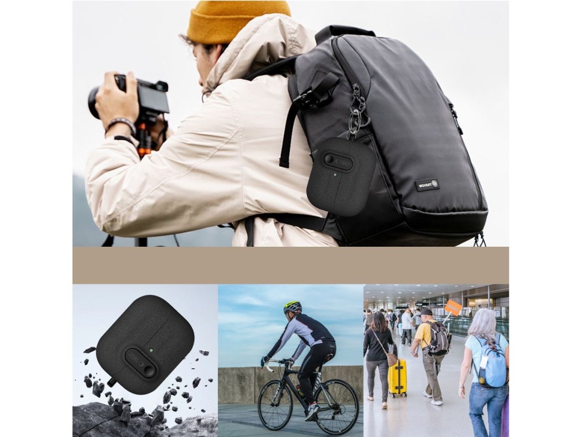 Capa Tech-Protect Slim Hook para Samsung Galaxy Buds 3 / 3 FE / 3 Pro - Preta
