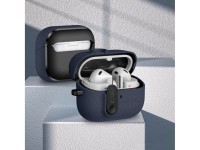 Capa Tech-Protect Slim Hook para Samsung Galaxy Buds 3 / 3 FE / 3 Pro - Azul Marinho Capa Tech-Protect Slim Hook para Samsung Galaxy Buds 3 / 3 FE / 3 Pro - Azul Marinho