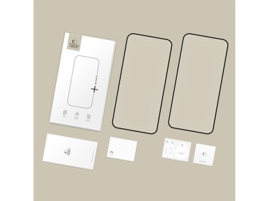 Tech-Protect Glass Fit+ - Pack de 2 protectores de pantalla de vidrio templado para Xiaomi Redmi Not