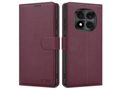Funda tipo cartera Tech-Protect para Xiaomi Redmi Note 15 Pro 5G - Burdeos