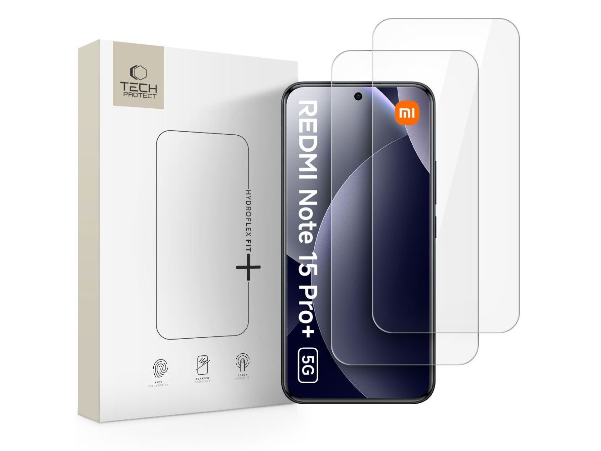 Película de hidrogel Tech-Protect Hydro flex+ (2 unidades) para Xiaomi Redmi Note 15 Pro+ 5G