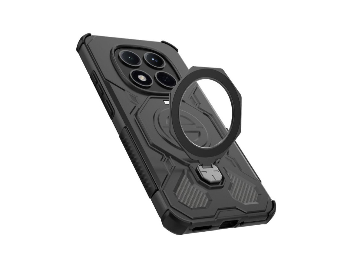 Funda Tech-Protect TacticStand MagSafe para Xiaomi Poco M8 Pro / Xiaomi Redmi Note 15 Pro+ 5G - negr