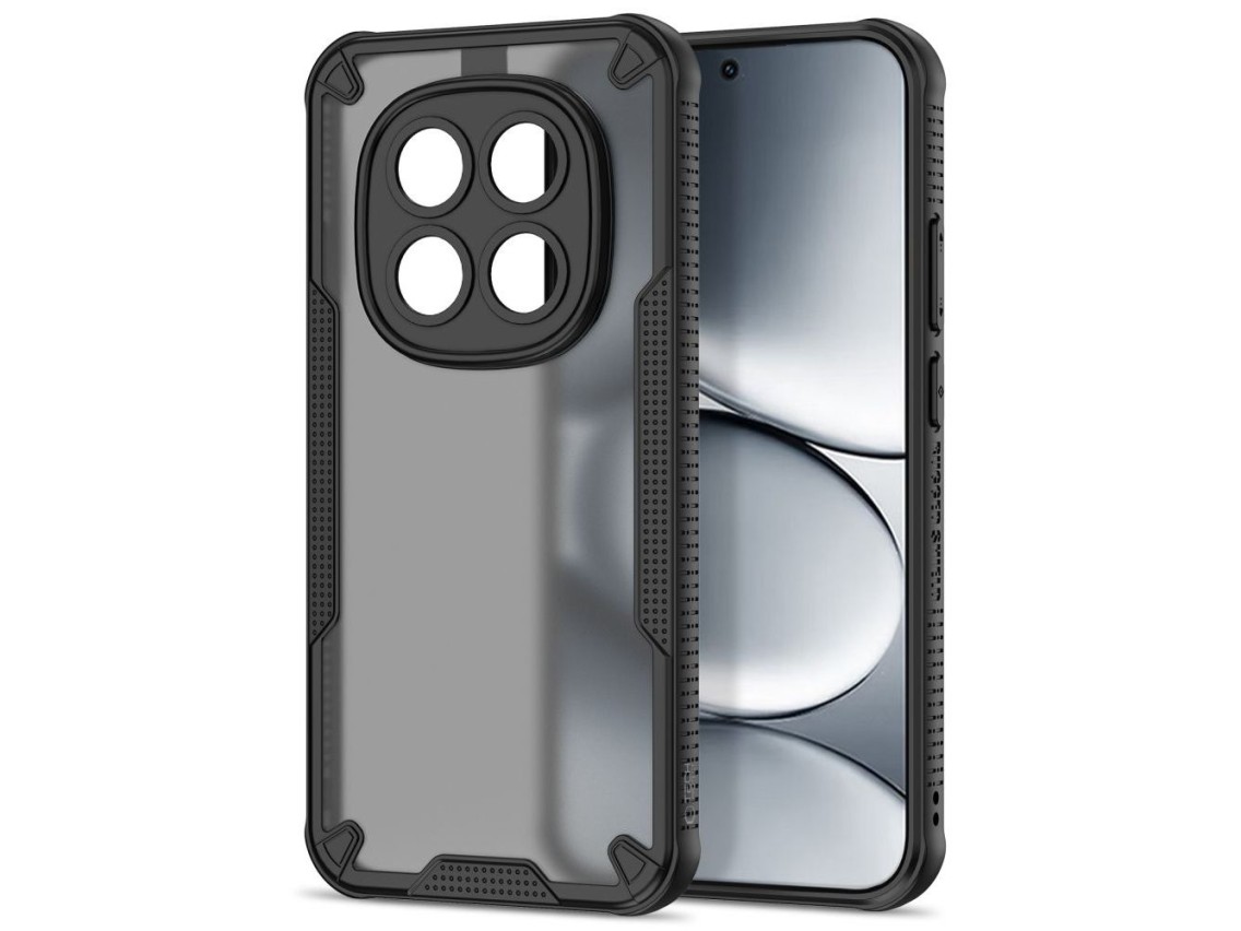 Capa protetora Tech-Protect Rugged Shield para Xiaomi Redmi Note 15 Pro 5G - Preta