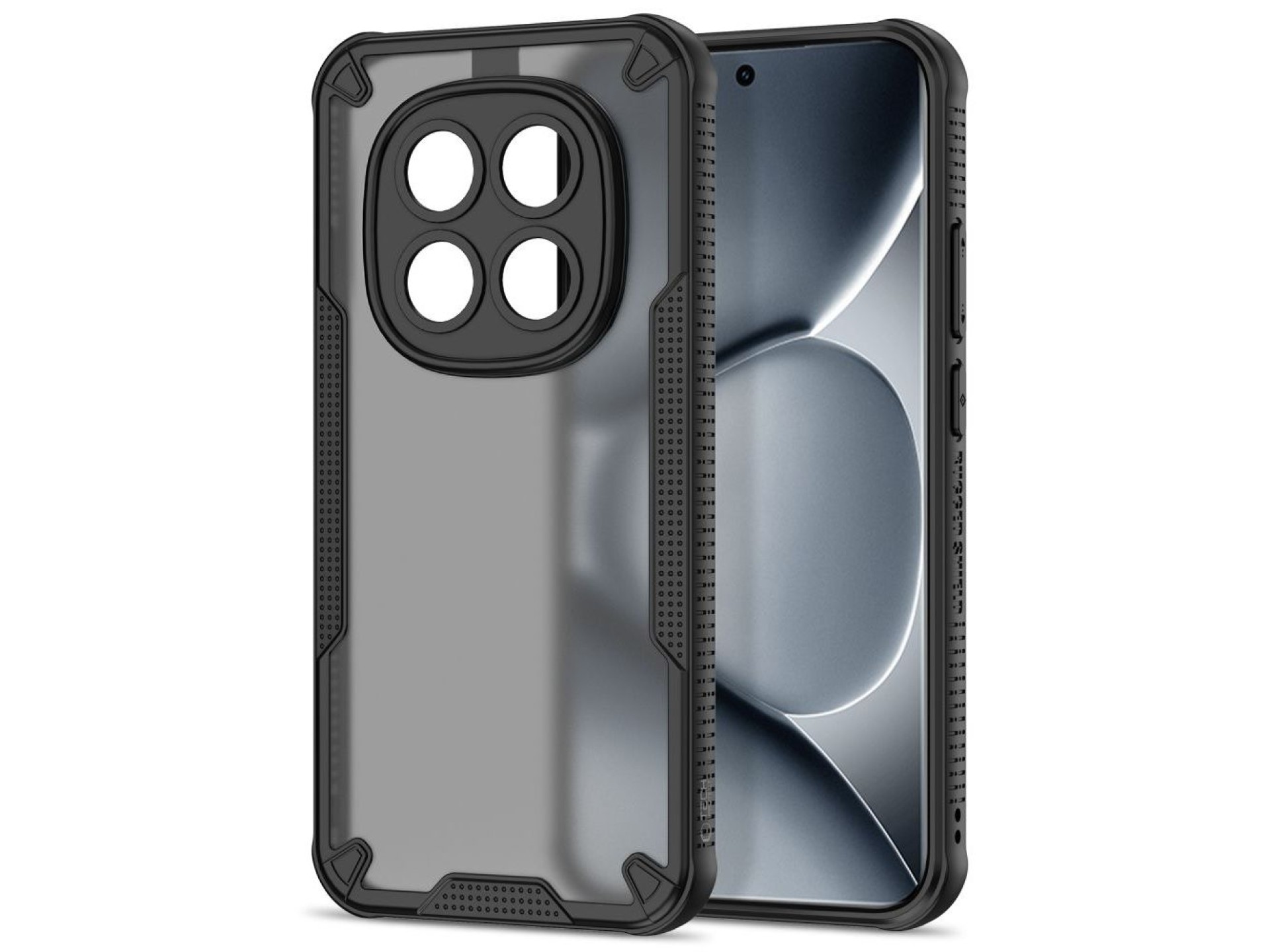 Tech-Protect Rugged Shield Case for Xiaomi Poco M8 Pro / Xiaomi Redmi Note 15 Pro+ 5G - Black