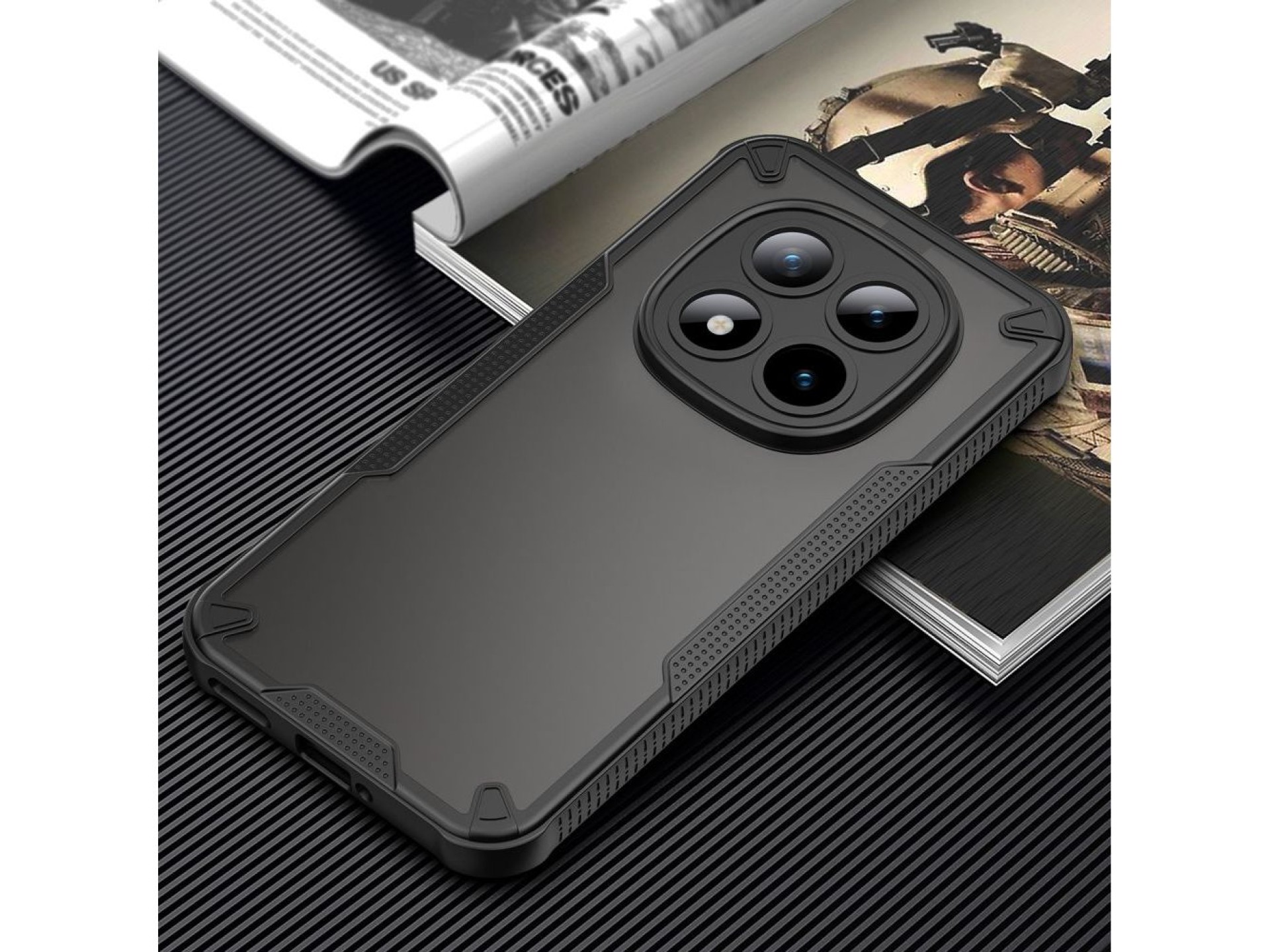 Tech-Protect Rugged Shield Case for Xiaomi Poco M8 Pro / Xiaomi Redmi Note 15 Pro+ 5G - Black
