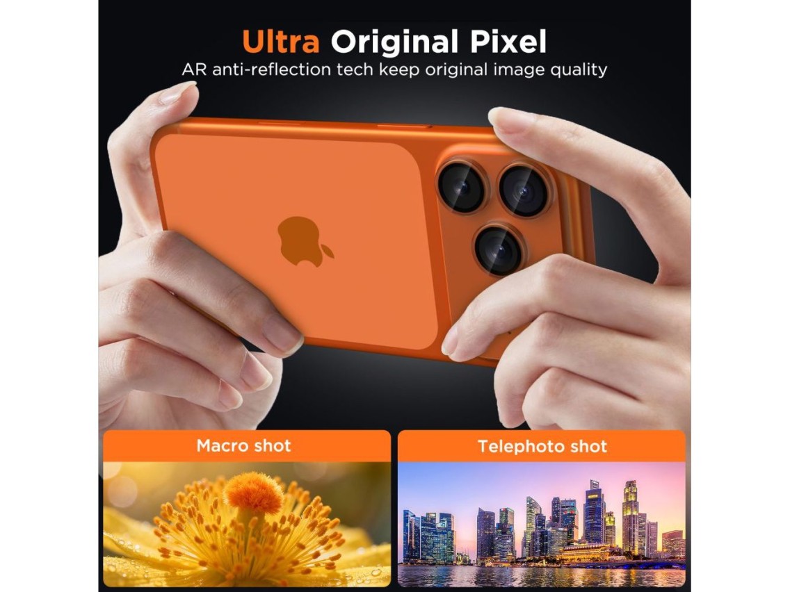 Funda para cámara Tech-Protect Camfull Fit+ para iPhone 17 Pro Max