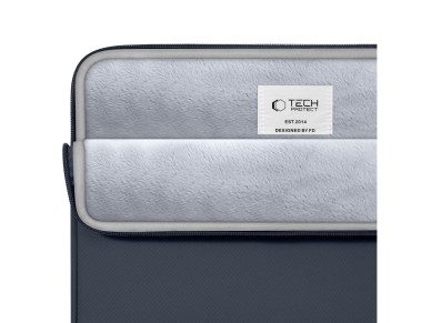 Capa protetora para laptop Tech-Protect de 15 a 16 polegadas - Azul