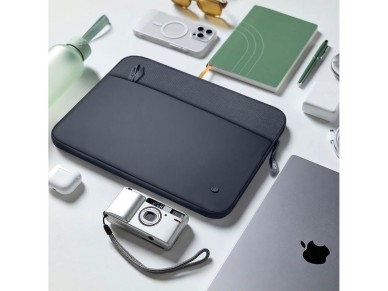 Capa protetora para laptop Tech-Protect de 15 a 16 polegadas - Azul