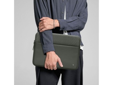 Capa protetora para laptop Tech-Protect de 15 a 16 polegadas - Verde