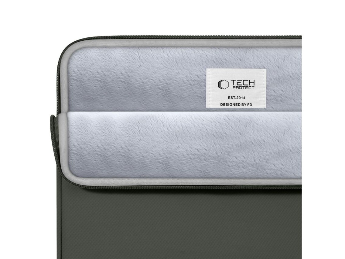 Capa protetora para laptop Tech-Protect de 15 a 16 polegadas - Verde