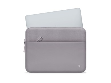 Capa protetora para laptop Tech-Protect de 15 a 16 polegadas - Cinza