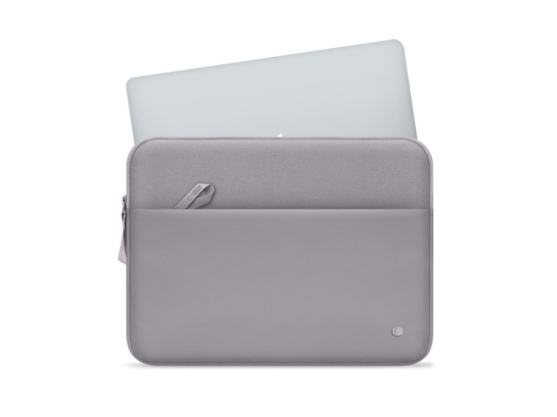 Capa protetora para laptop Tech-Protect de 15 a 16 polegadas - Cinza