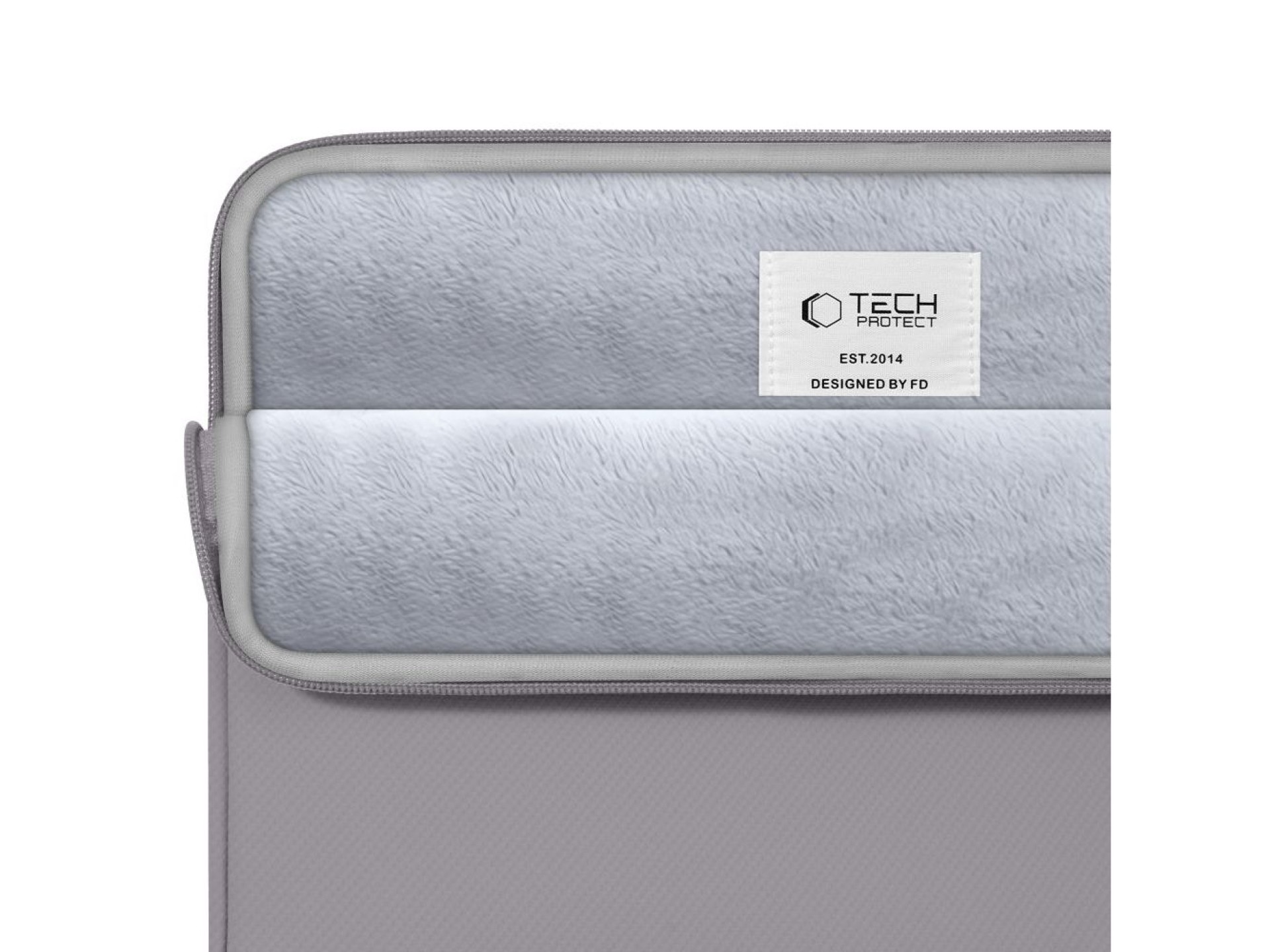 Capa protetora para laptop Tech-Protect de 15 a 16 polegadas - Cinza
