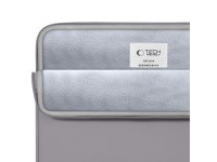 Capa protetora para laptop Tech-Protect de 15 a 16 polegadas - Cinza