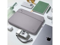 Capa protetora para laptop Tech-Protect de 15 a 16 polegadas - Cinza