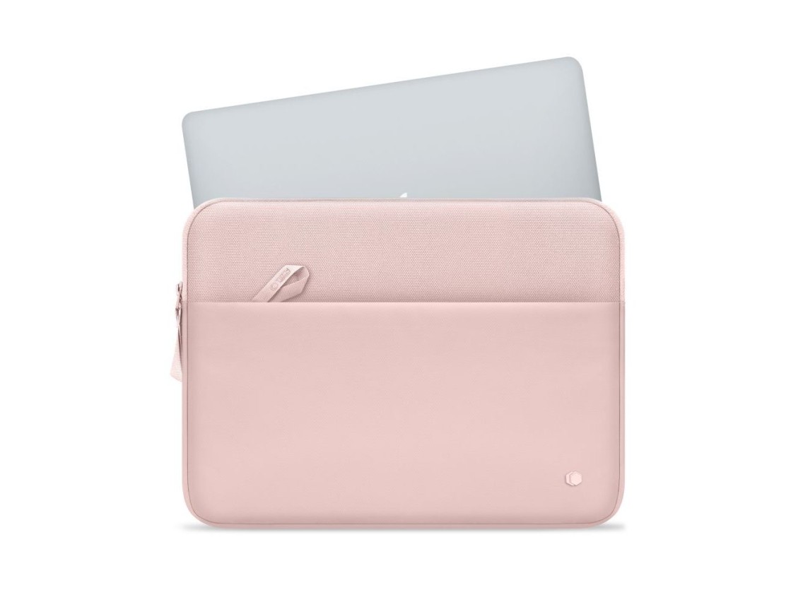 Capa protetora para laptop Tech-Protect de 15 a 16 polegadas - Rosa