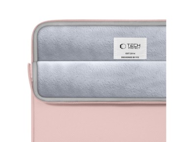 Capa protetora para laptop Tech-Protect de 15 a 16 polegadas - Rosa