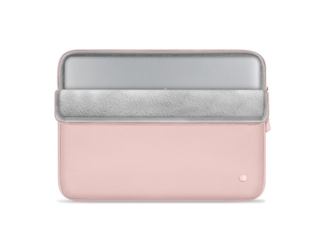 Capa protetora para laptop Tech-Protect de 15 a 16 polegadas - Rosa