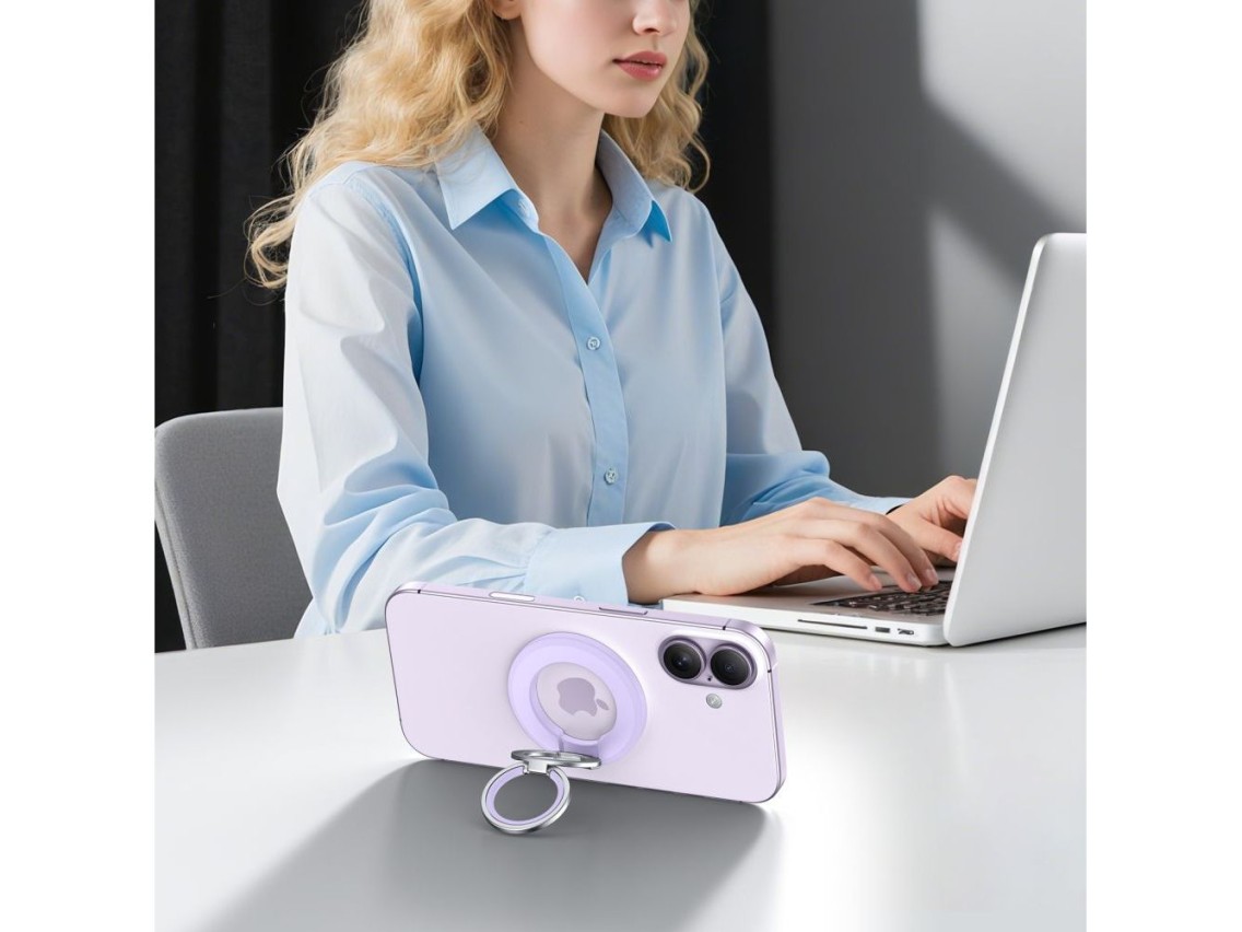 Soporte para teléfono MagSafe Tech-Protect MMR500 - Morado