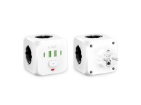 Regleta Tech-Protect PCL3x4, 2 USB-A, 2 USB-C, 3 Schuko de CA - Blanco Regleta Tech-Protect PCL3x4, 2 USB-A, 2 USB-C, 3 Schuko de CA - Blanco