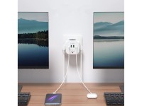 Regleta Tech-Protect PCL3x4, 2 USB-A, 2 USB-C, 3 Schuko de CA - Blanco Regleta Tech-Protect PCL3x4, 2 USB-A, 2 USB-C, 3 Schuko de CA - Blanco