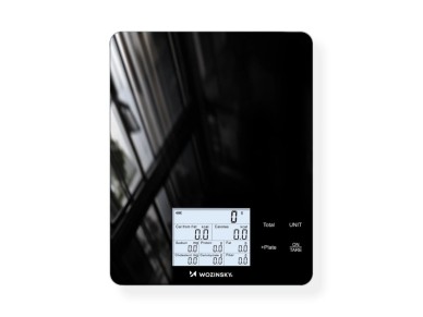 Balan�a de cozinha inteligente Wozinsky WIK-10 com visor digital e aplicativo Bluetooth - Preta