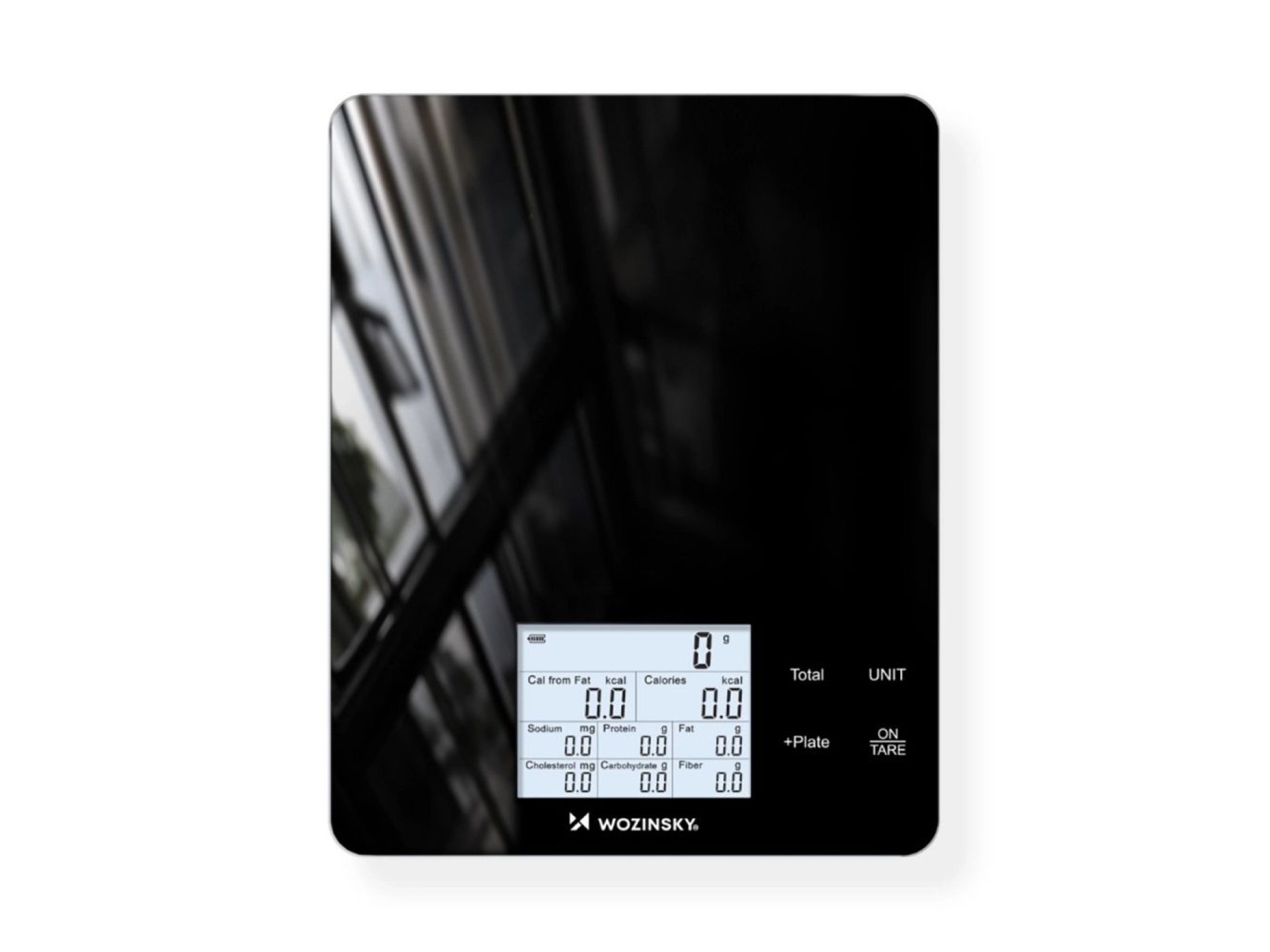 Balança de cozinha inteligente Wozinsky WIK-10 com visor digital e aplicativo Bluetooth - Preta
