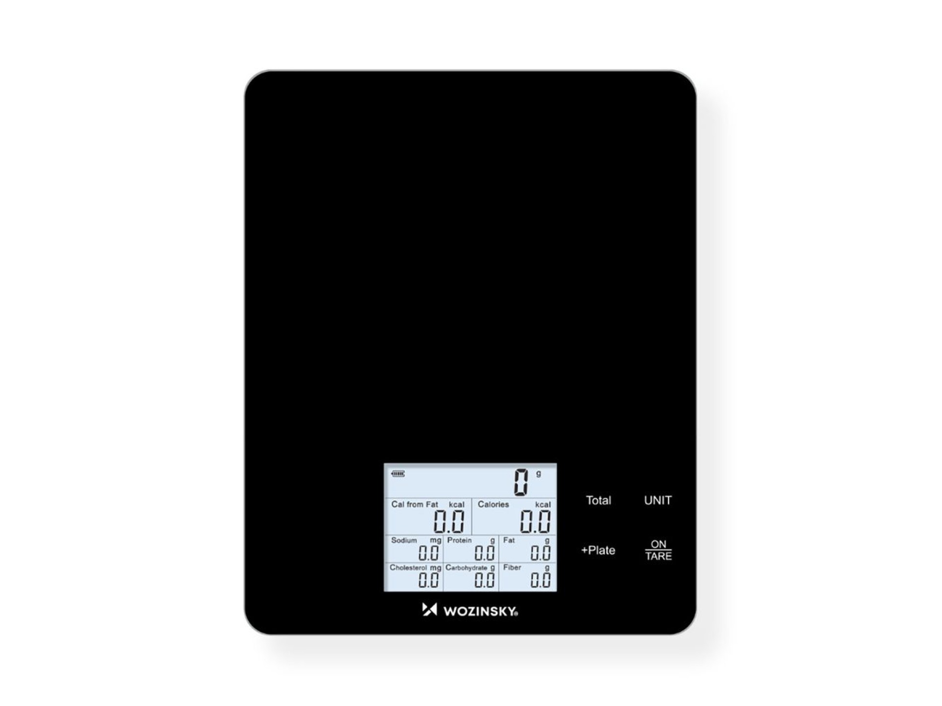 Balança de cozinha inteligente Wozinsky WIK-10 com visor digital e aplicativo Bluetooth - Preta