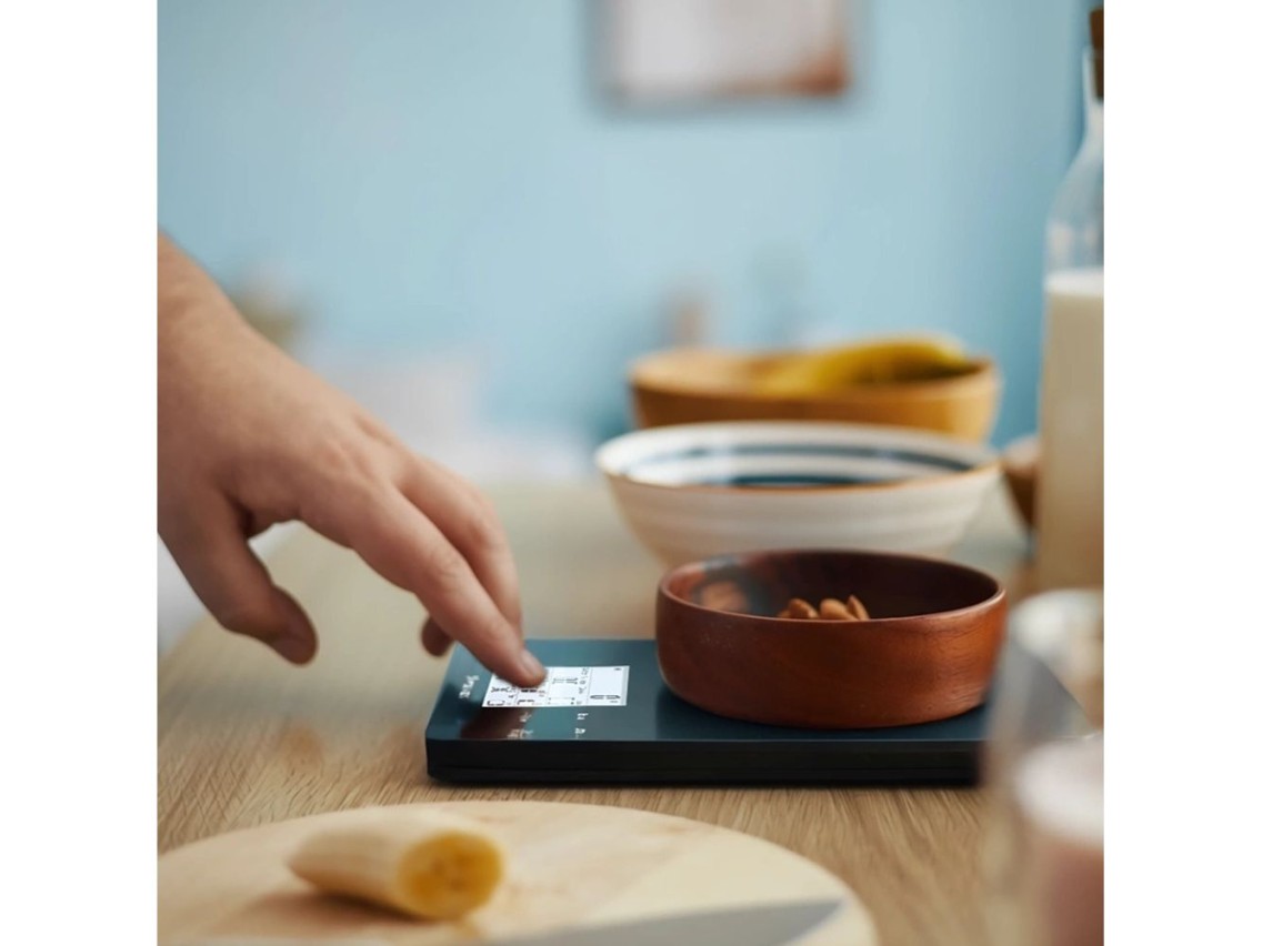 Balança de cozinha inteligente Wozinsky WIK-10 com visor digital e aplicativo Bluetooth - Preta