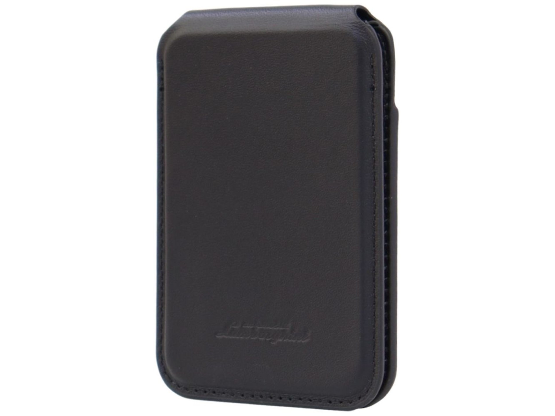 Lamborghini D1 Genuine Leather MagSafe Phone Wallet - Black and Green
