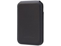 Lamborghini D1 Genuine Leather MagSafe Phone Wallet - Black and Green Lamborghini D1 Genuine Leather MagSafe Phone Wallet - Black and Green