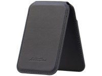 Lamborghini D1 Genuine Leather MagSafe Phone Wallet - Black and Green Lamborghini D1 Genuine Leather MagSafe Phone Wallet - Black and Green