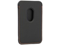 Carteira para celular Lamborghini Urus D8 em couro genuíno com sistema MagSafe e ímã - Preta e verme Carteira para celular Lamborghini Urus D8 em couro genuíno com sistema MagSafe e ímã - Preta e verme