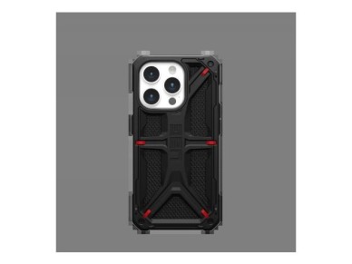 Capa UAG Monarch para iPhone 15 Pro - kevlar preto Capa UAG Monarch para iPhone 15 Pro - kevlar preto