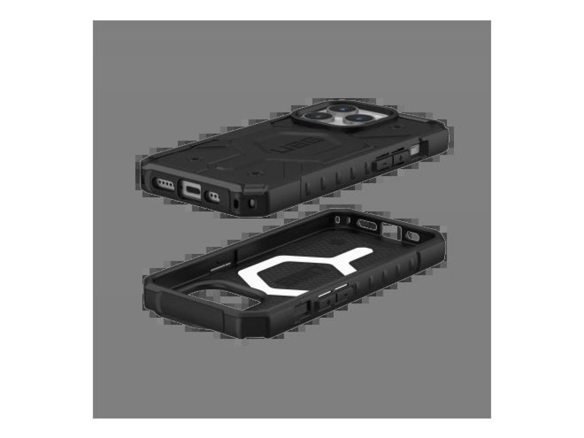 Capa UAG Pathfinder MagSafe para iPhone 15 Pro - preta