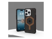 Capa UAG Plyo MagSafe para iPhone 15 Pro - preta e marrom Capa UAG Plyo MagSafe para iPhone 15 Pro - preta e marrom