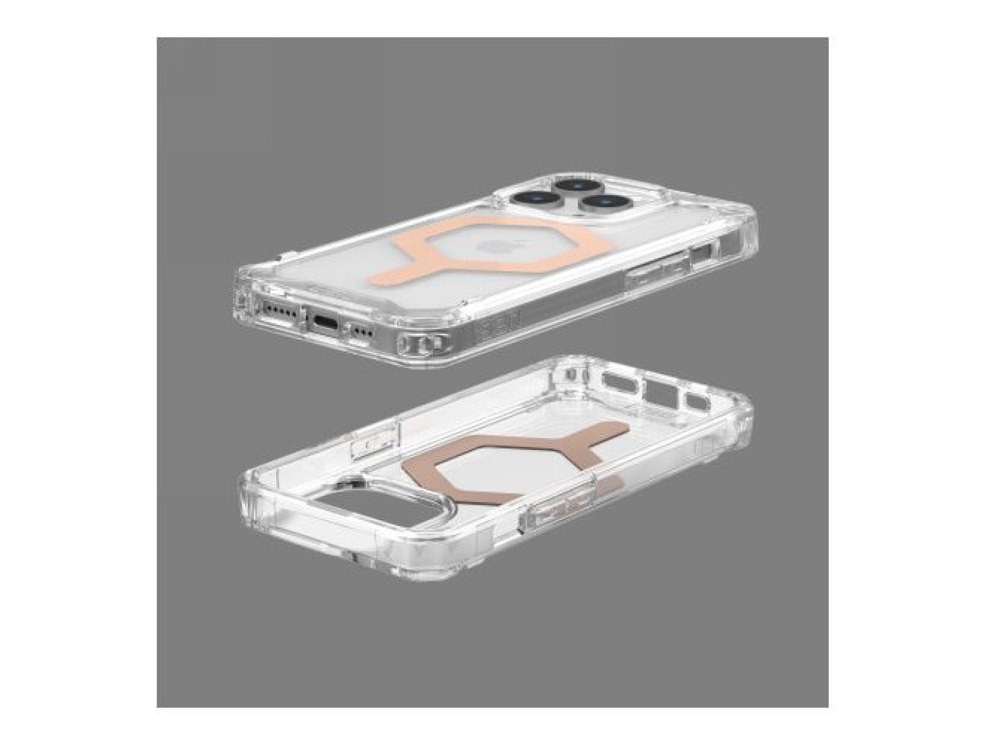 UAG Plyo MagSafe case for iPhone 15 Pro - transparent and pearl