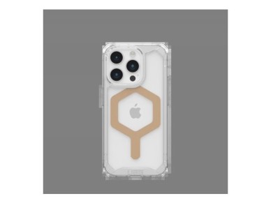 UAG Plyo MagSafe case for iPhone 15 Pro - transparent and gold UAG Plyo MagSafe case for iPhone 15 Pro - transparent and gold